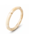 ECARLA bransoletka na rękę z żywicy Marmurkowa Krem 13mm B548