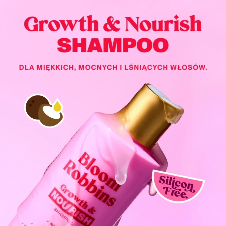 BLOOM ROBBINS Growth & Nourish szampon do włosów Wzrost i Odżywienie 250ml