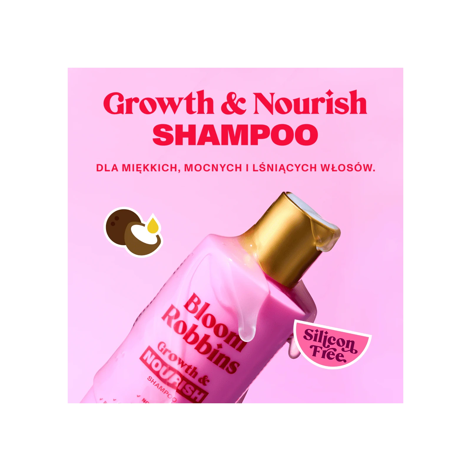 BLOOM ROBBINS Growth & Nourish szampon do włosów Wzrost i Odżywienie 250ml