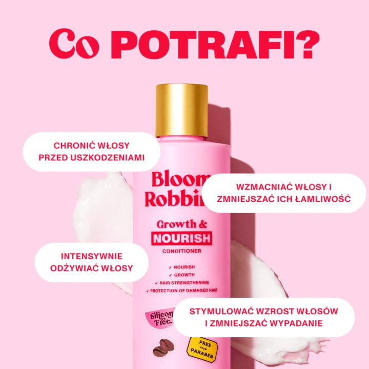 BLOOM ROBBINS Growth & Nourish odżywka do włosów Wzrost i Odżywienie 250ml