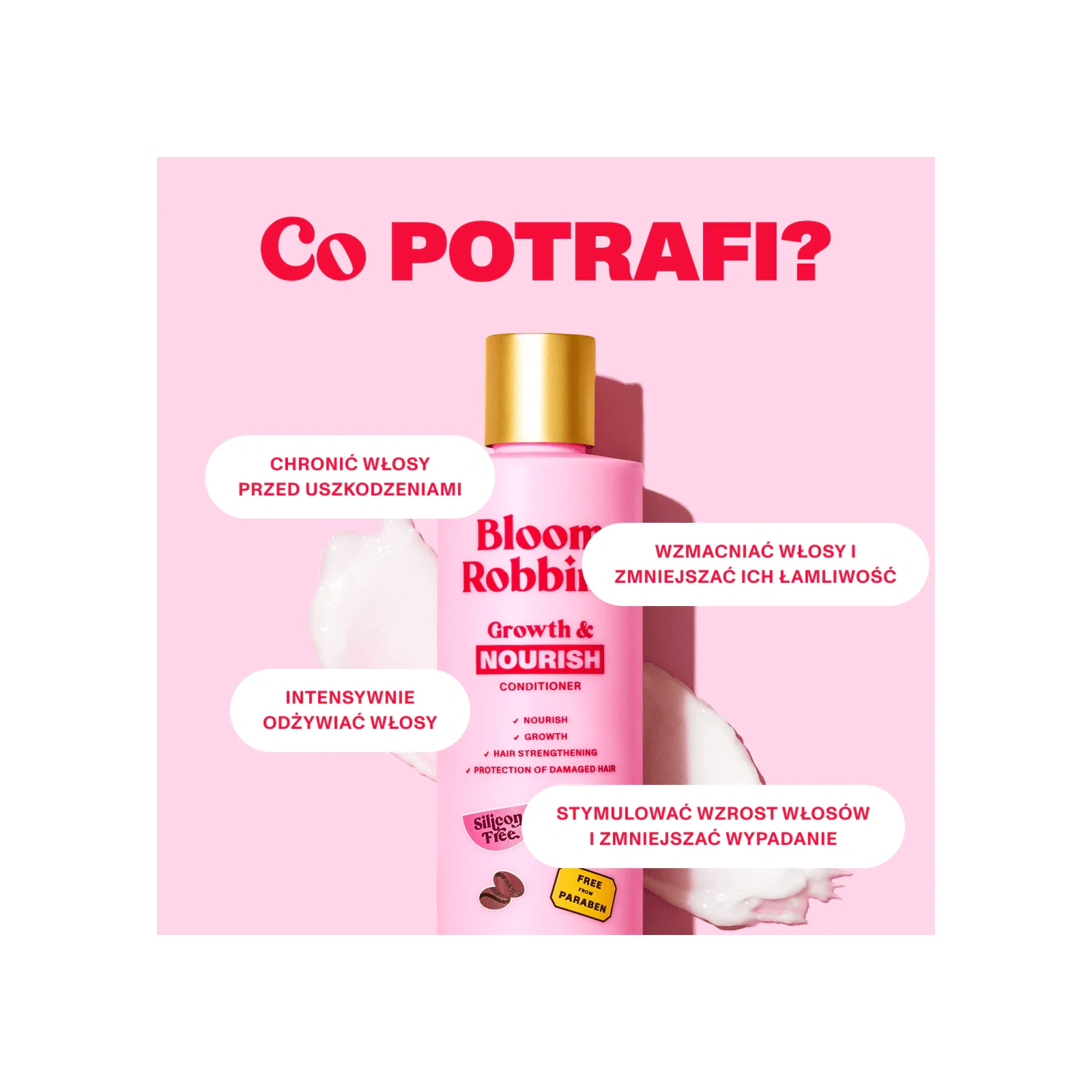 BLOOM ROBBINS Growth & Nourish odżywka do włosów Wzrost i Odżywienie 250ml
