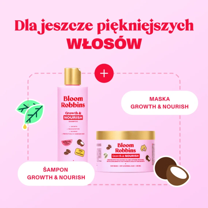 BLOOM ROBBINS Growth & Nourish odżywka do włosów Wzrost i Odżywienie 250ml
