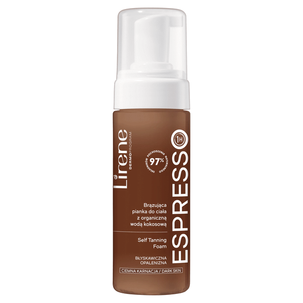 LIRENE Dermoprogram brązująca pianka do ciała ciemna karnacja 150ml