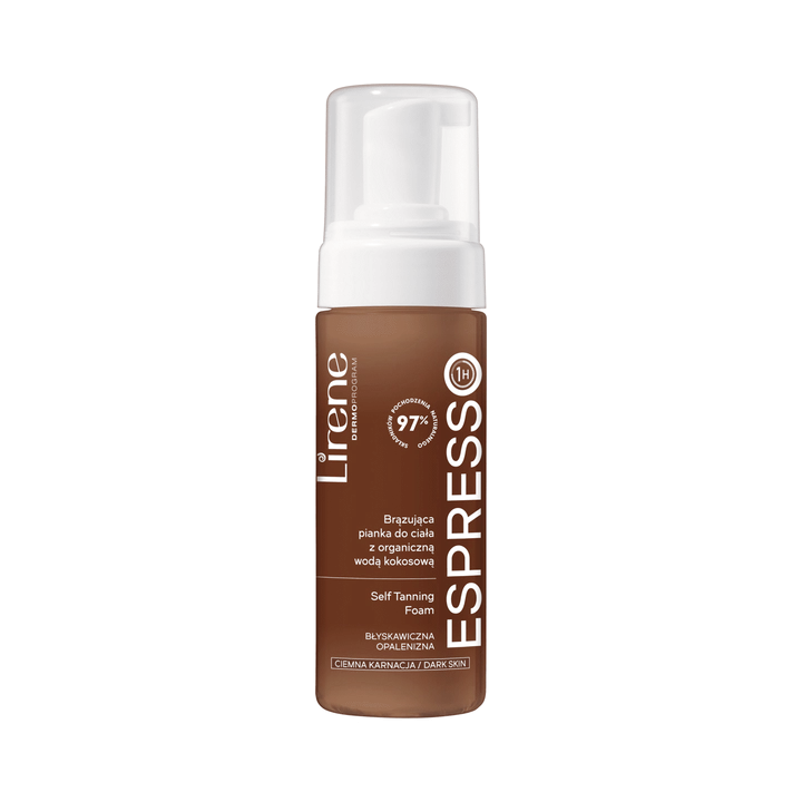 LIRENE Dermoprogram brązująca pianka do ciała ciemna karnacja 150ml