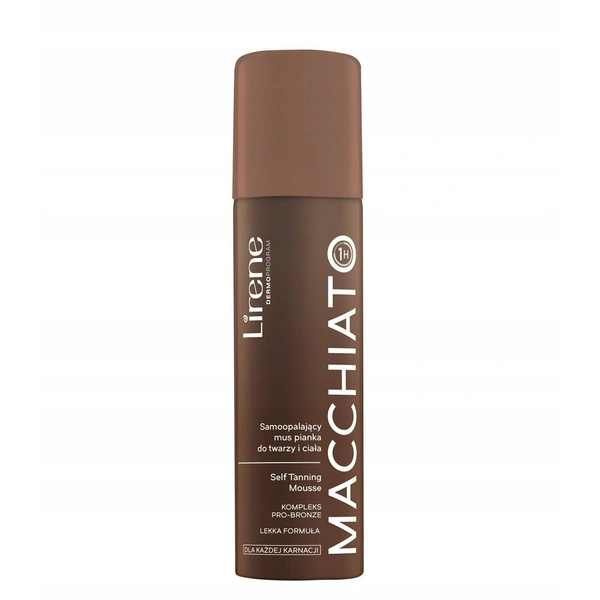 Lirene LIRENE Perfect Tan samoopalający mus pianka do twarzy i ciała Machiato 150ml — Składniki i ocena