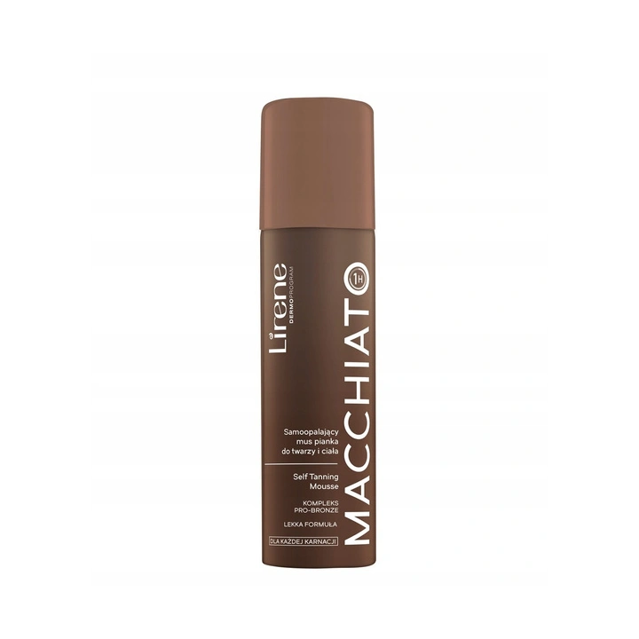 LIRENE Perfect Tan samoopalający mus pianka do twarzy i ciała Machiato 150ml