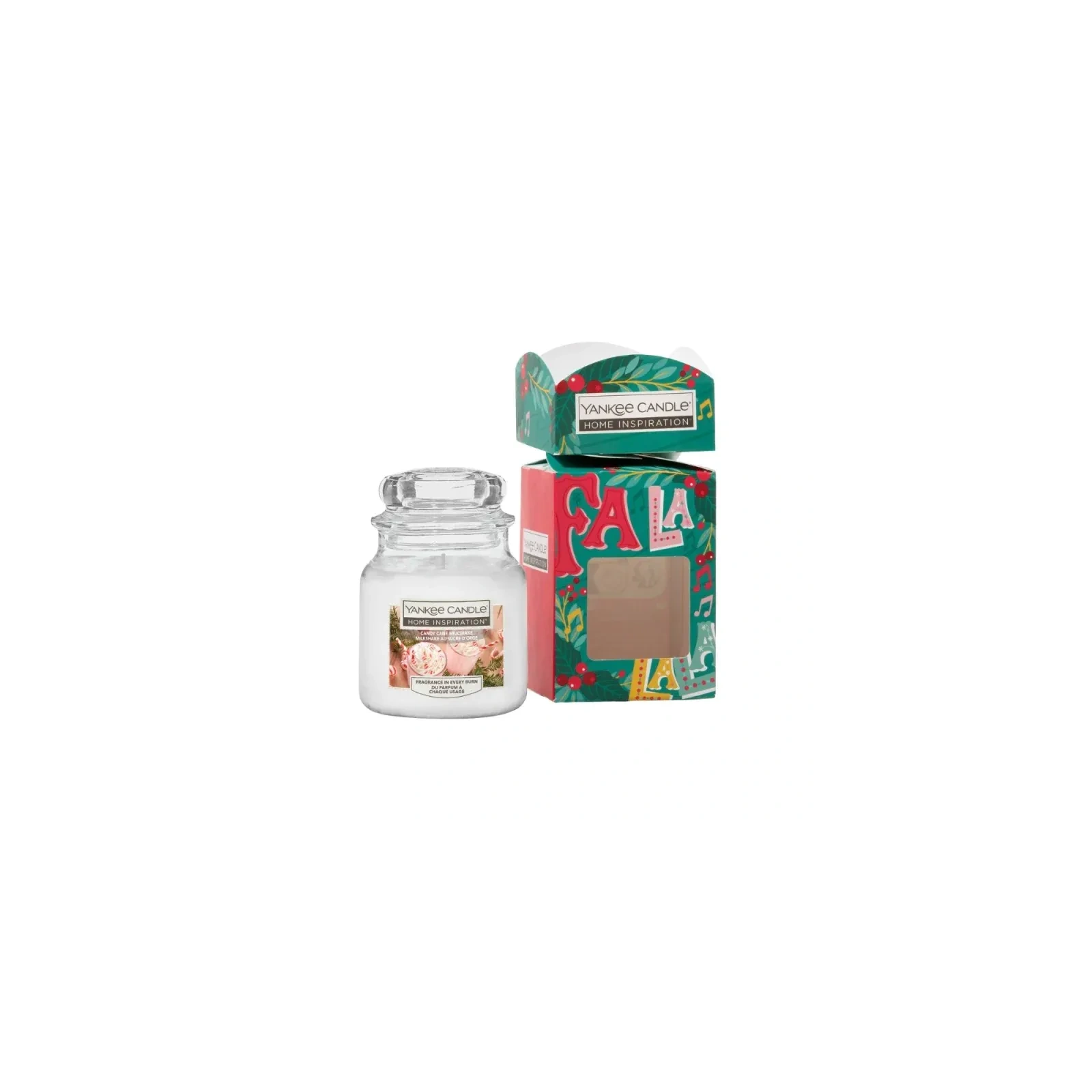 YANKEE CANDLE Home Inspiration świeca w słoiku FA LA LA LA 104g