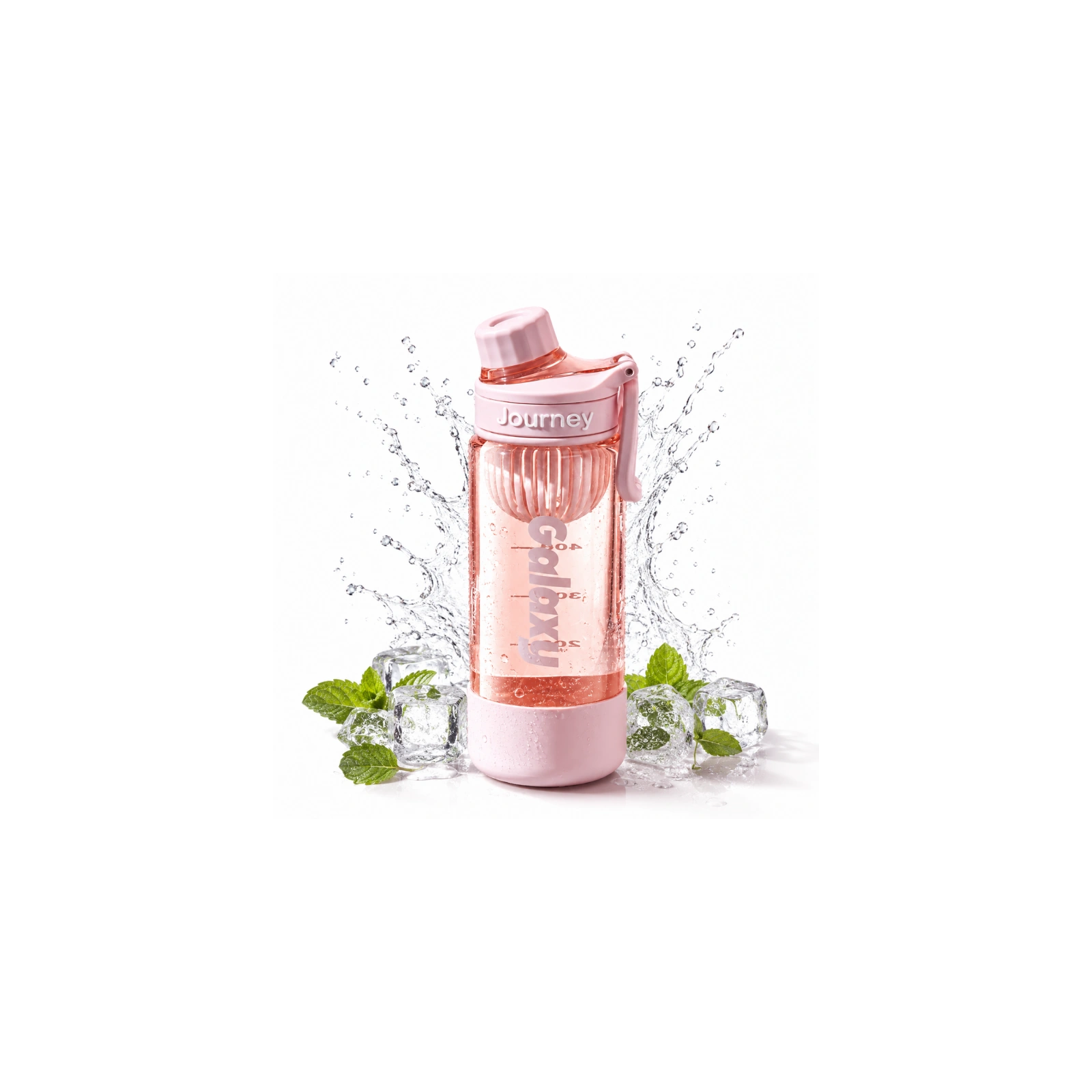 ECARLA butelka na wodę z uchwytem sportowy bidon 800ml Różowy BD71R