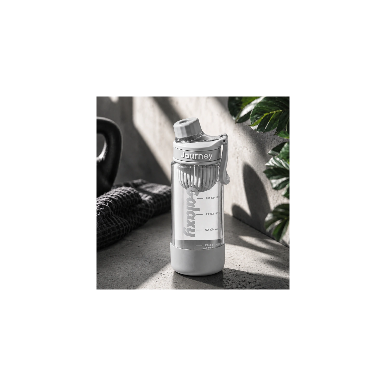 ECARLA butelka na wodę z uchwytem sportowy bidon 800ml Szary BD71SZ
