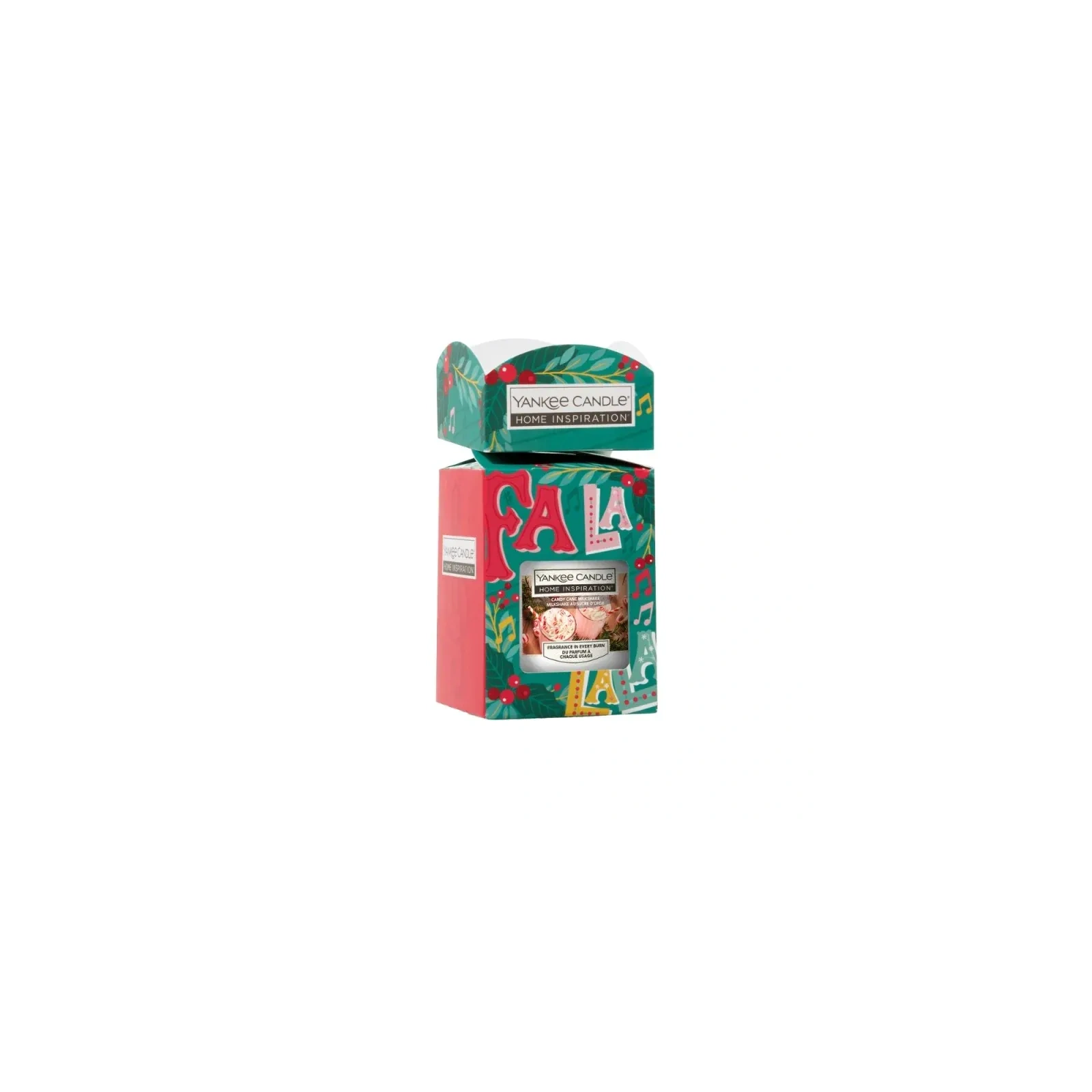 YANKEE CANDLE Home Inspiration świeca w słoiku FA LA LA LA 104g