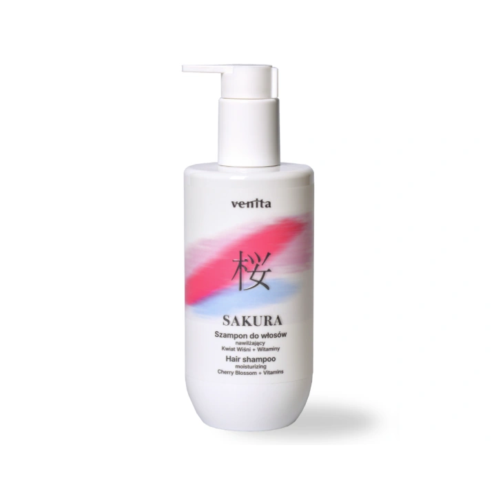 VENITA Japońskie Rytuały Sakura nawilżający szampon do włosów 300ml