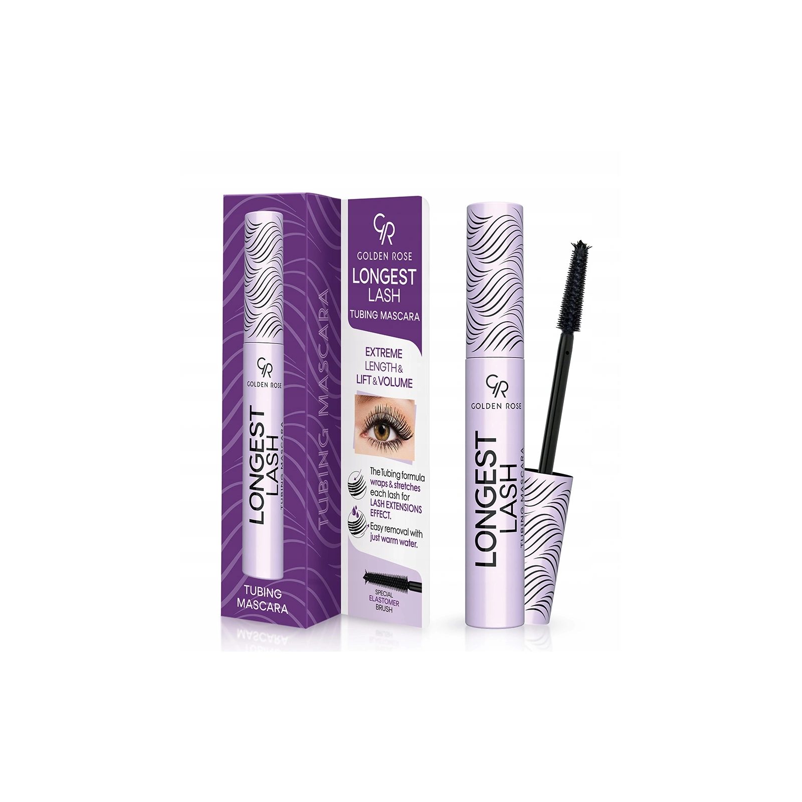 GOLDEN ROSE Longest Lash Tubing Mascara wydłużający tusz do rzęs 9ml