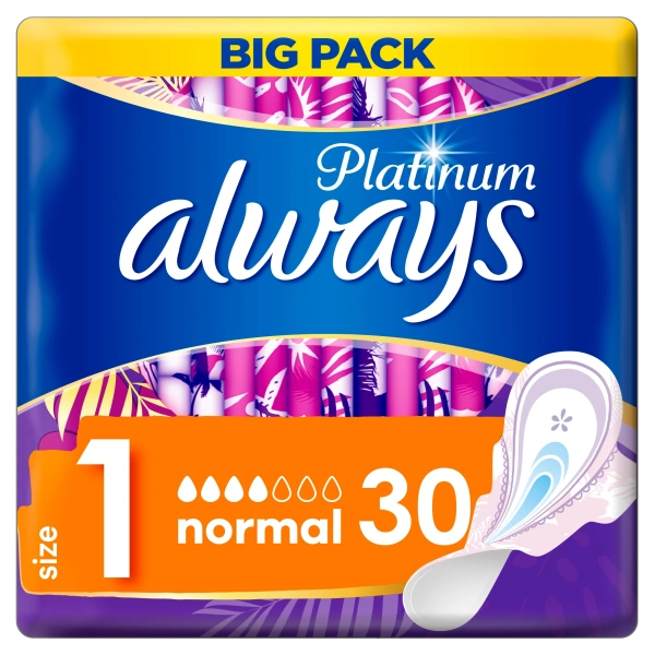 ALWAYS Platinum podpaski ze skrzydełkami Normal 1 30szt