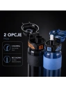 ECARLA butelka na wodę sportowy bidon z miarką 680ml Czarny BD64CZ