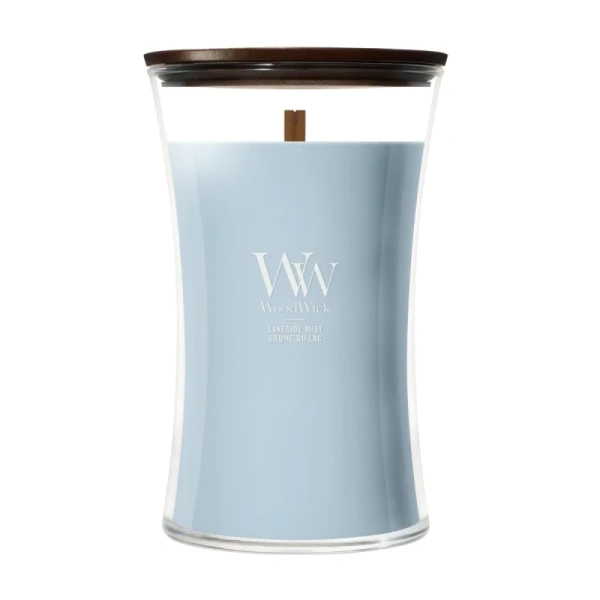 WOODWICK Pluswick duża świeca w słoiku LAKESIDE MIST 609,5g