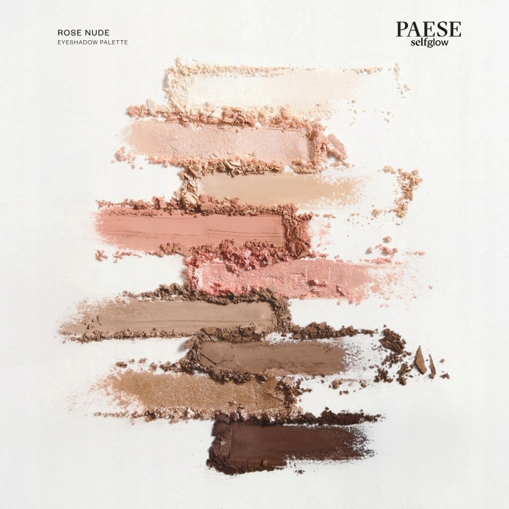 PAESE Selfglow paleta cieni do powiek Rose Nude 12g
