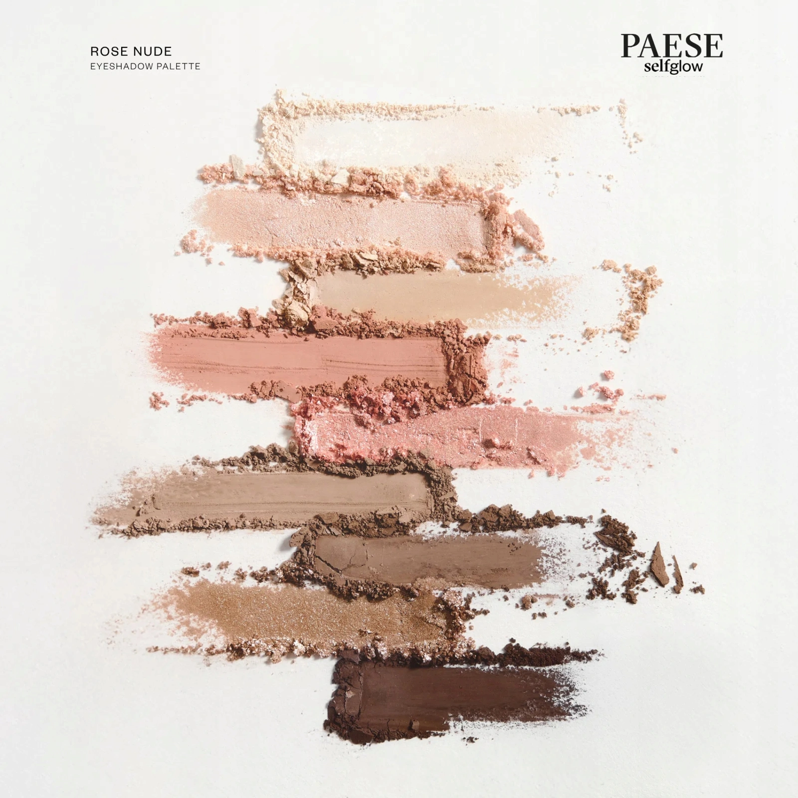 PAESE Selfglow paleta cieni do powiek Rose Nude 12g