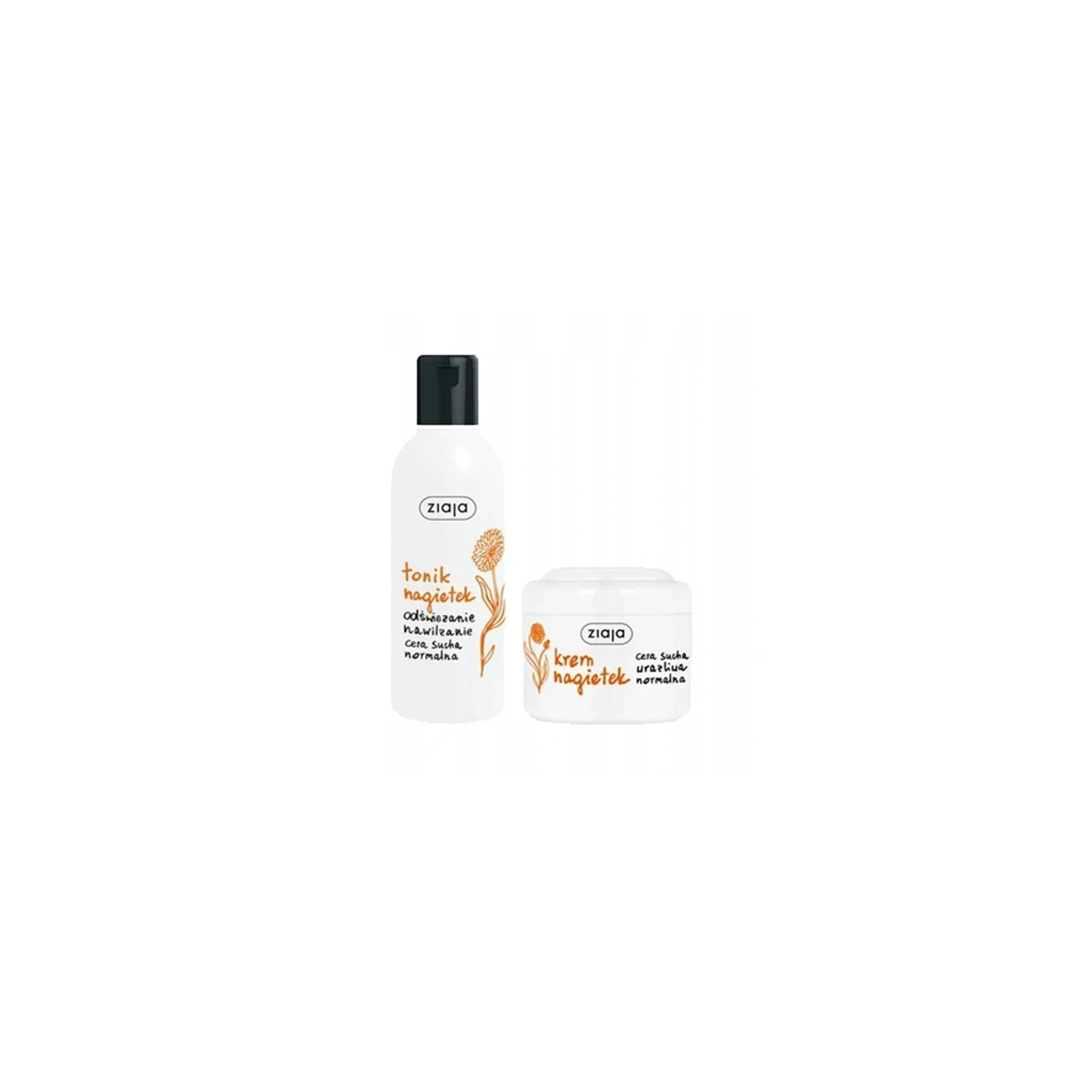 ZIAJA Nagietek zestaw krem 50ml + tonik 200ml