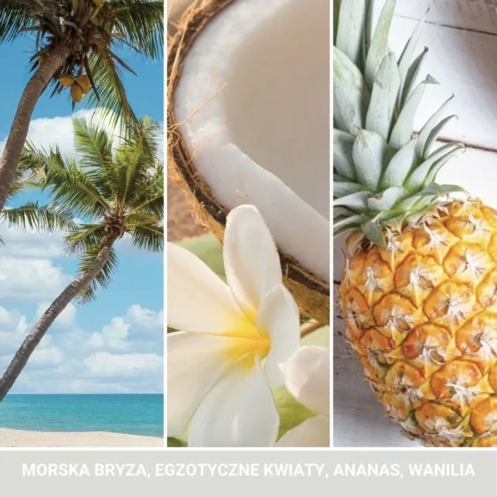 YANKEE CANDLE Signature Duża świeca w słoiku COCONUT BEACH 567g
