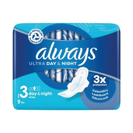 ALWAYS Utra Day Long Plus 3 podpaski Long Plus 9szt