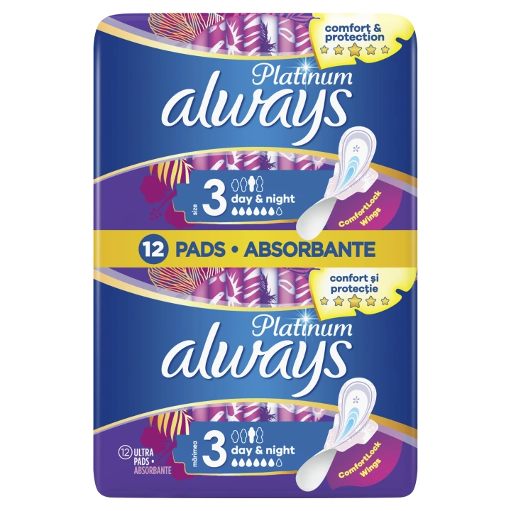 ALWAYS Platinum podpaski ze skrzydełkami Super Extra 3 12szt