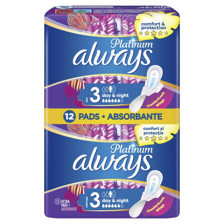 ALWAYS Platinum podpaski ze skrzydełkami Super Extra 3 12szt