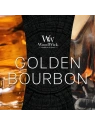 WOODWICK Pluswick średnia świeca w słoiku GOLDEN BOURBON 275g