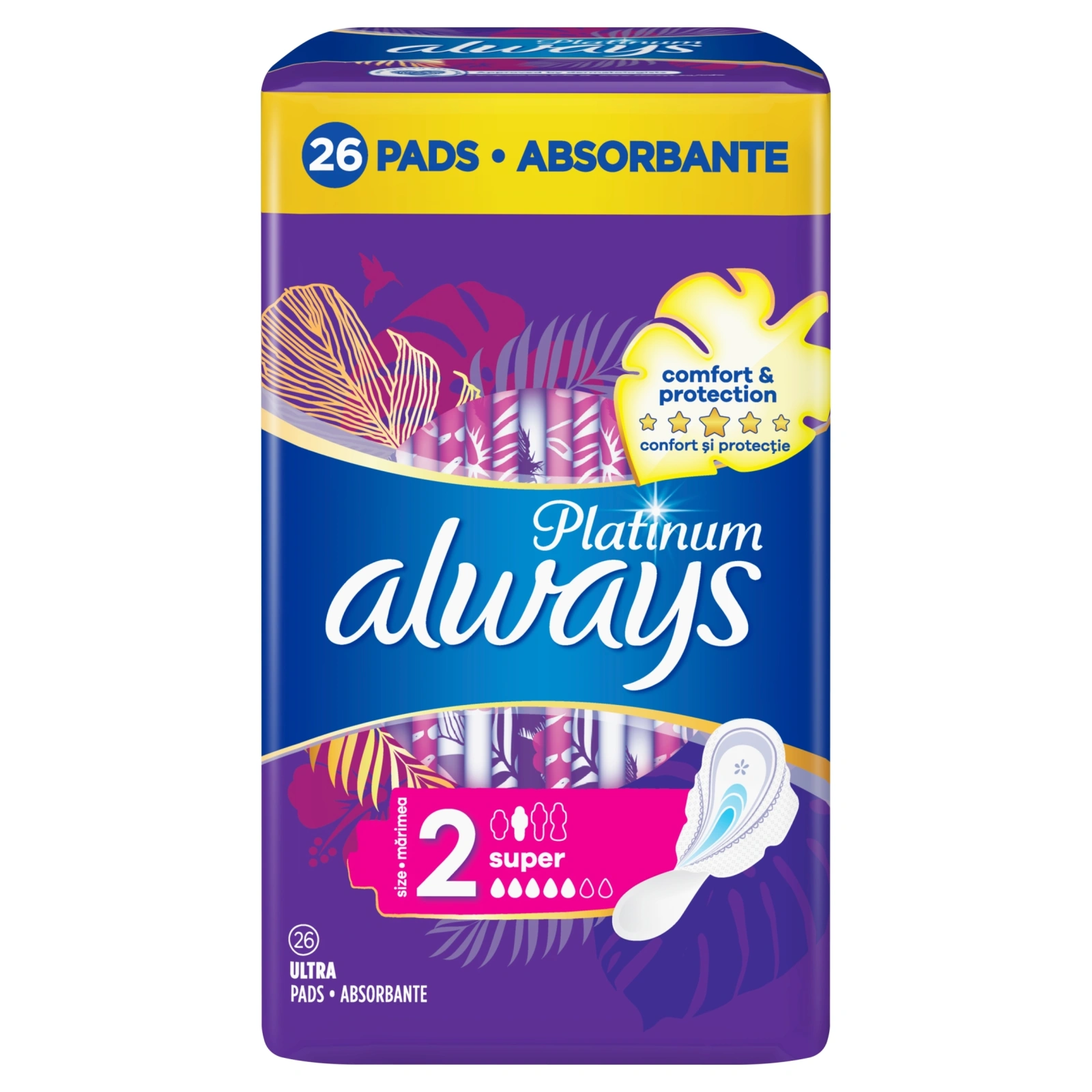 ALWAYS Platinum podpaski ze skrzydełkami Super 2 26szt
