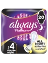 ALWAYS Platinum podpaski ze skrzydełkami Secure Night 4 20szt
