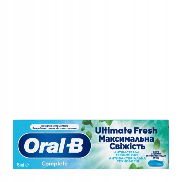 ORAL-B Complete Ekstra Świeżość pasta do zębów Mocno Chłodząca Mięta 75ml