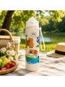 ECARLA bidon z rurką i ustnikiem butelka na wodę 800ml KAPIBARA BD67