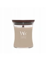 WOODWICK Pluswick średnia świeca w słoiku PATCHOULI CREME 275g