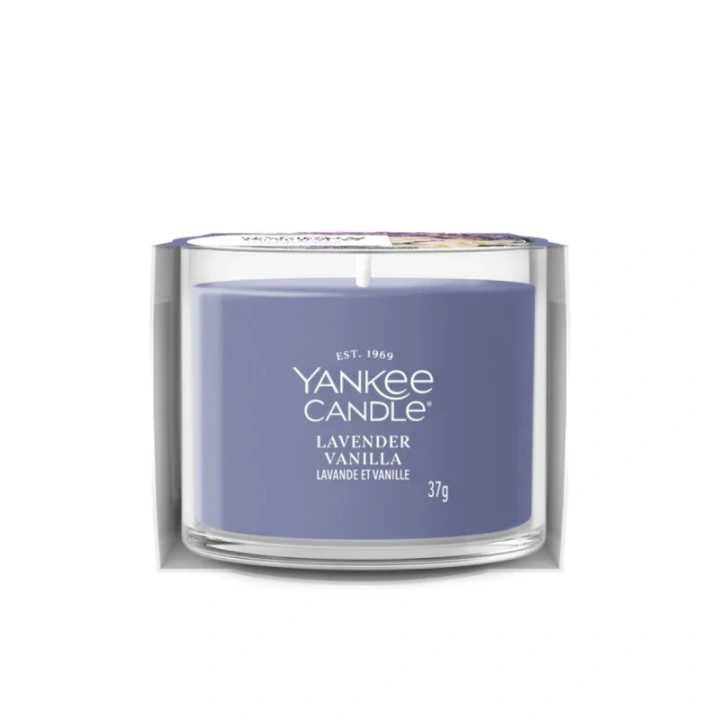 YANKEE CANDLE Signature Mini świeca w słoiku LAVENDER VANILLA 37g