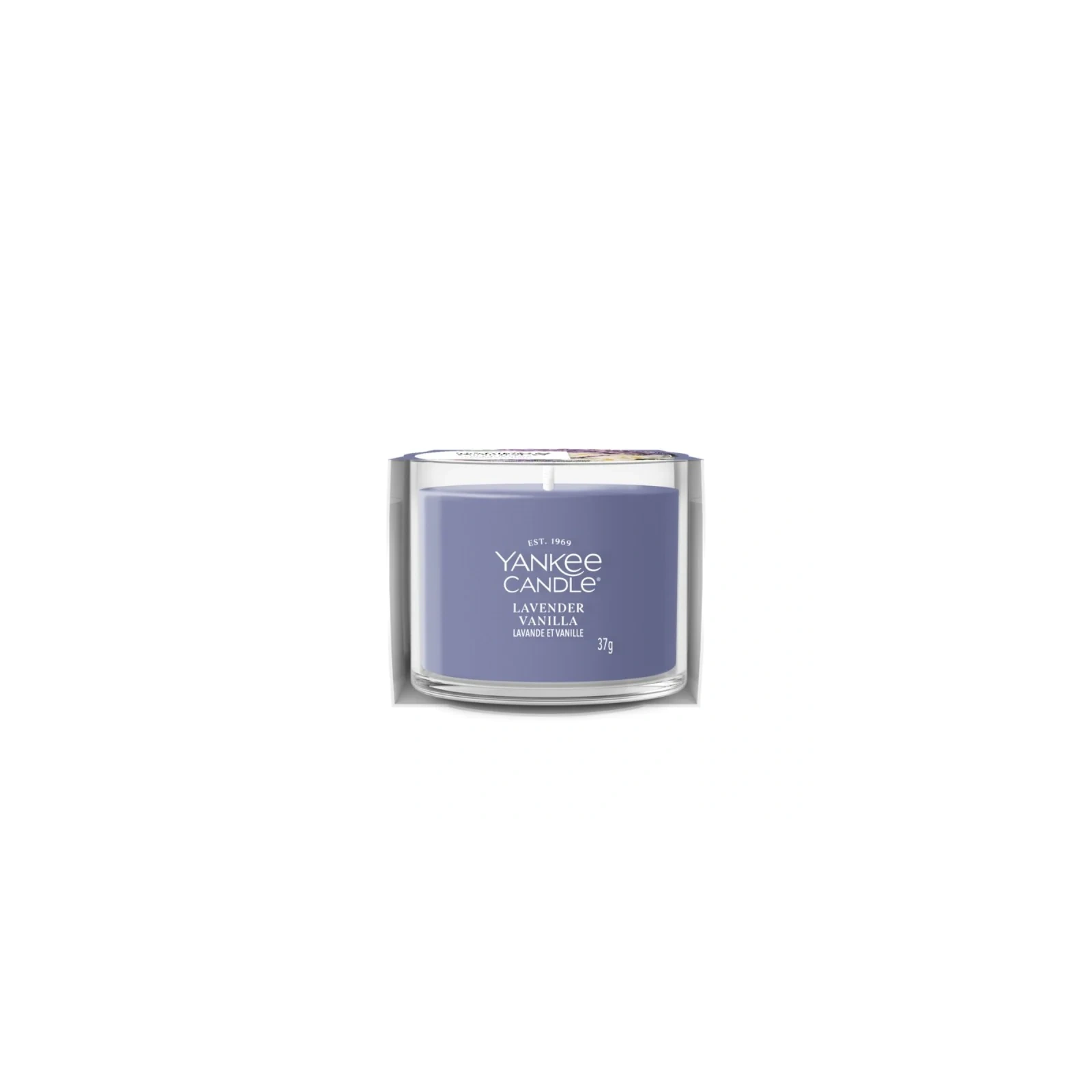 YANKEE CANDLE Signature Mini świeca w słoiku LAVENDER VANILLA 37g