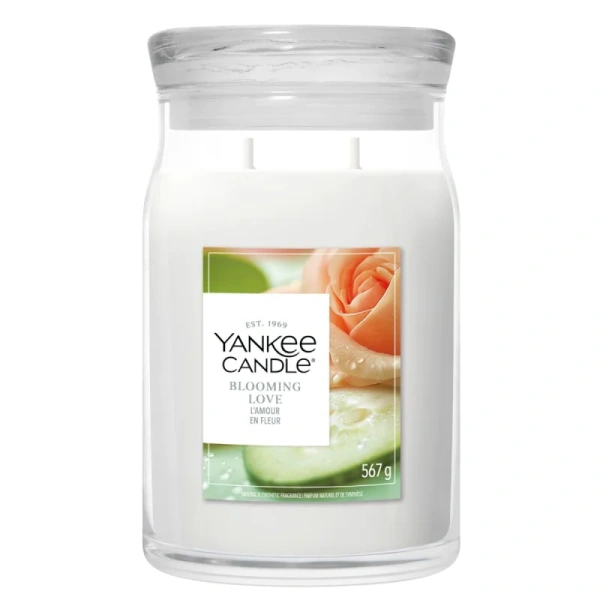 YANKEE CANDLE Signature Duża świeca w słoiku BLOOMING LOVE 567g