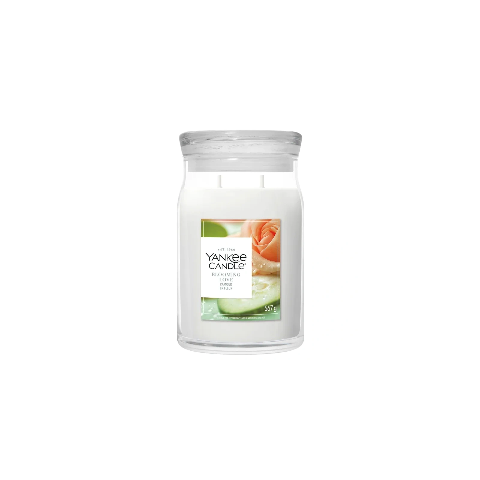 YANKEE CANDLE Signature Duża świeca w słoiku BLOOMING LOVE 567g