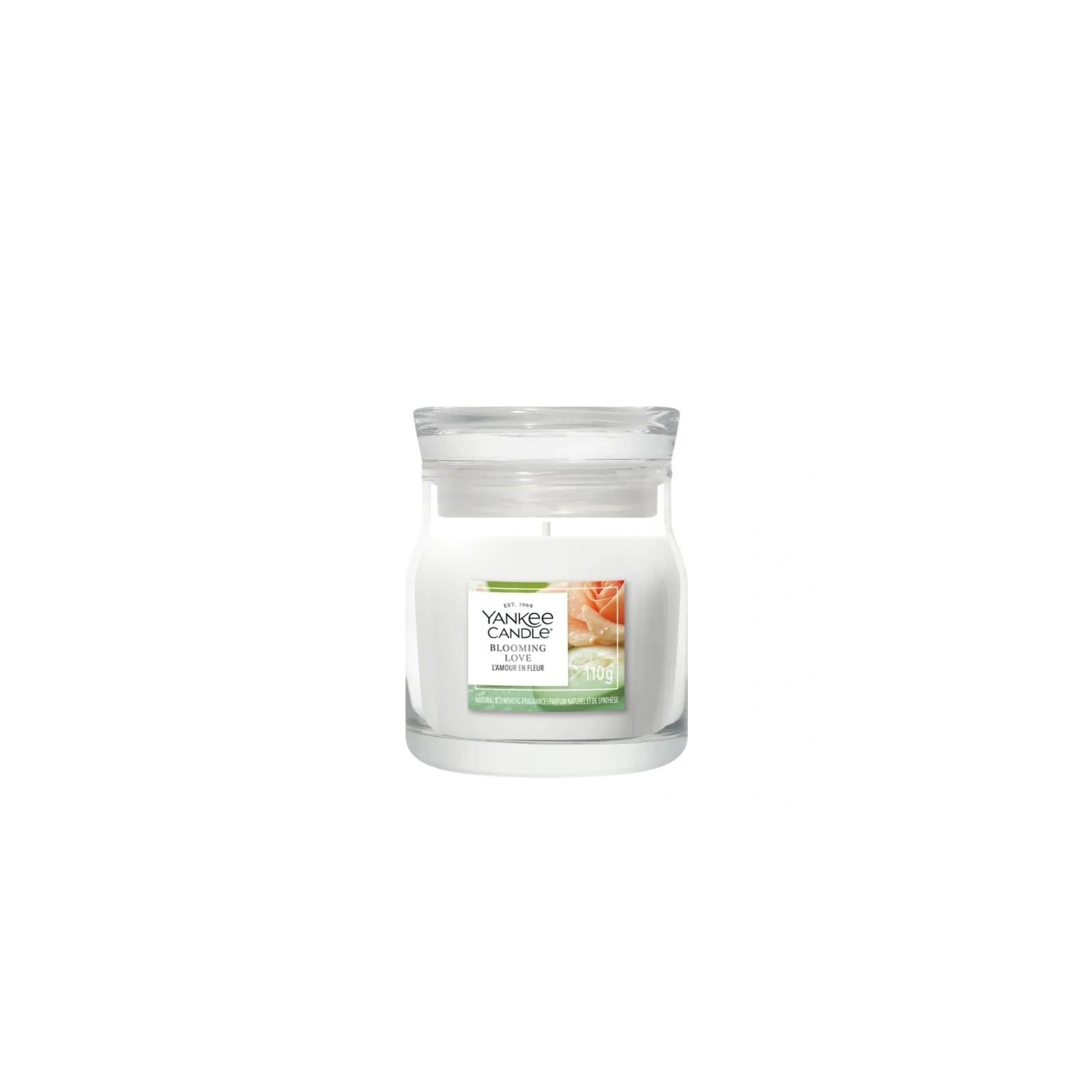 YANKEE CANDLE Signature Mała świeca w słoiku BLOOMING LOVE 110g
