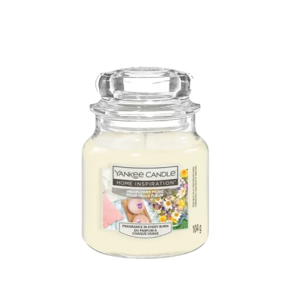 YANKEE CANDLE Home Inspiration Mała świeca w słoiku WILDFLOWER PICNIC 104g