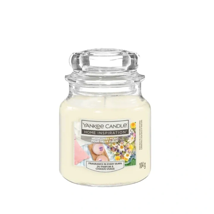 YANKEE CANDLE Home Inspiration Mała świeca w słoiku WILDFLOWER PICNIC 104g
