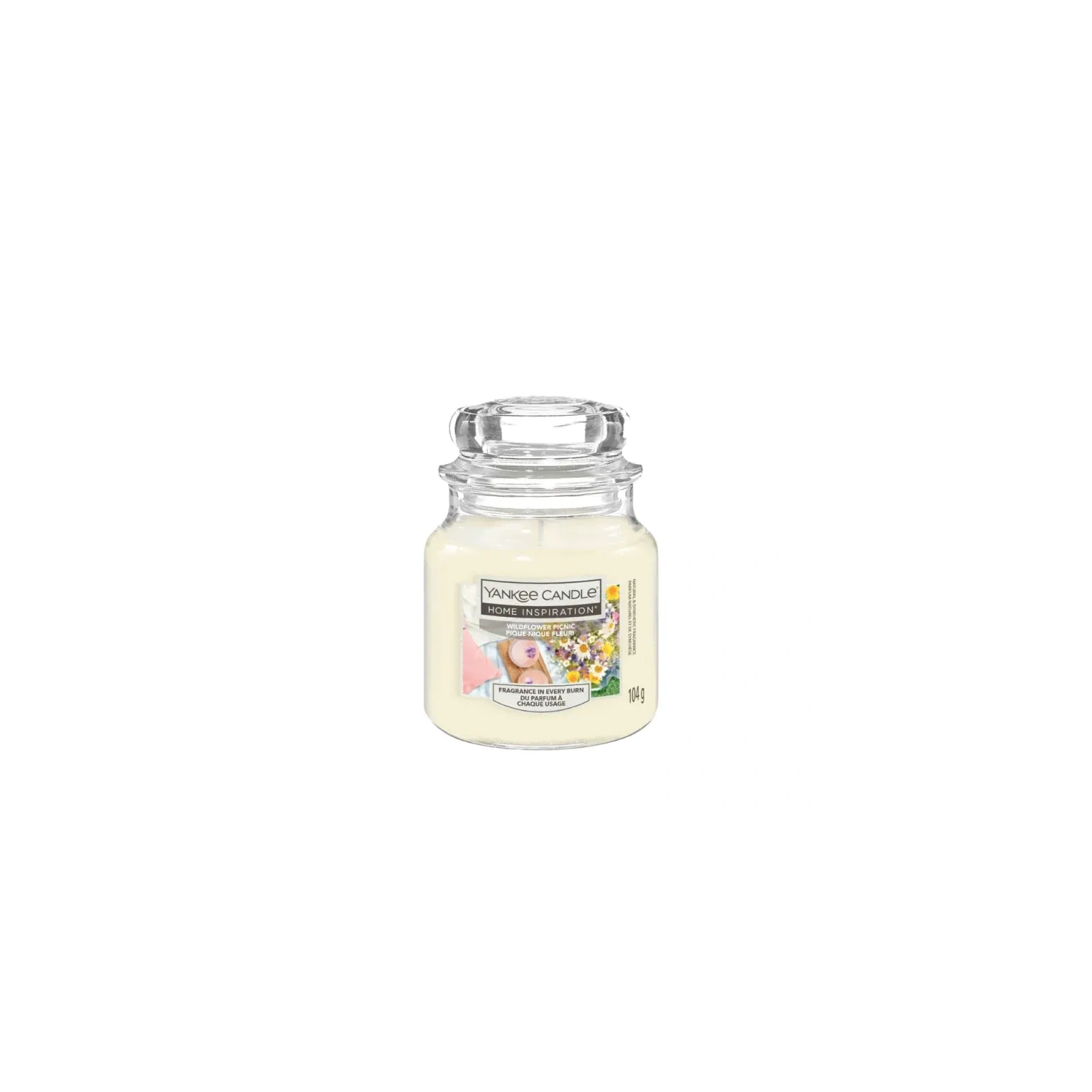 YANKEE CANDLE Home Inspiration Mała świeca w słoiku WILDFLOWER PICNIC 104g