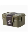 ECARLA lunch box z widelcem ze stali nierdzewnej Zielony PJM50ZIE