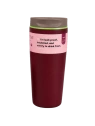 ECARLA kubek termiczny 560ml termos zamykany Bordowy CUP30