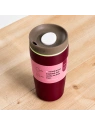 ECARLA kubek termiczny 560ml termos zamykany Bordowy CUP30