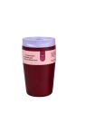 ECARLA kubek termiczny 340ml termos zamykany Bordowy CUP31