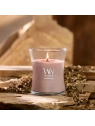 WOODWICK Pluswick średnia świeca w słoiku PATCHOULI CREME 275g