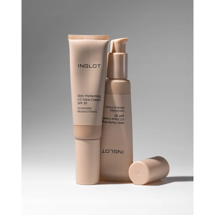 INGLOT Skin-Perfecting krem do twarzy CC SPF30 504 Light-Medium Neutral 30ml