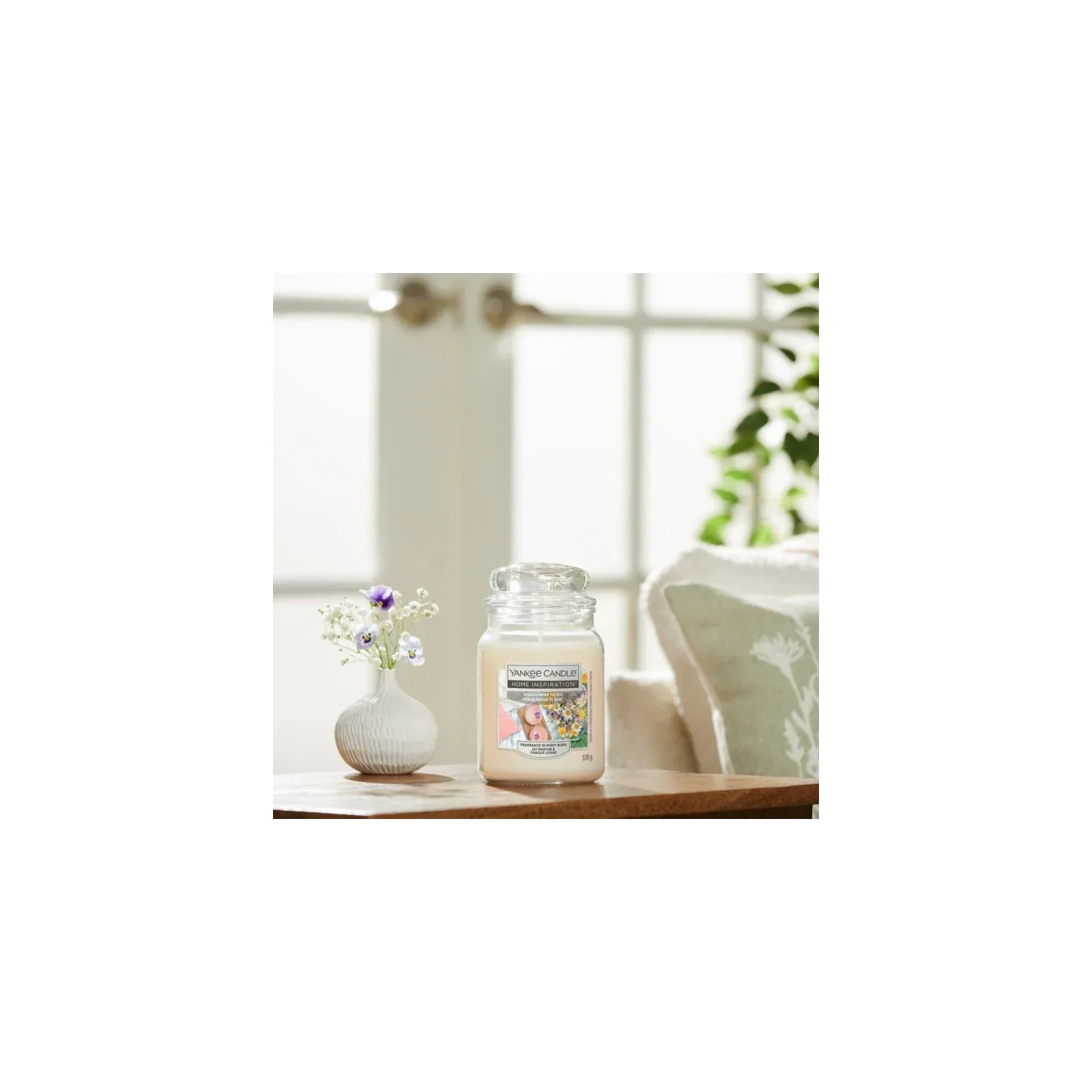YANKEE CANDLE Home Inspiration Duża świeca w słoiku WILDFLOWER PICNIC 538g