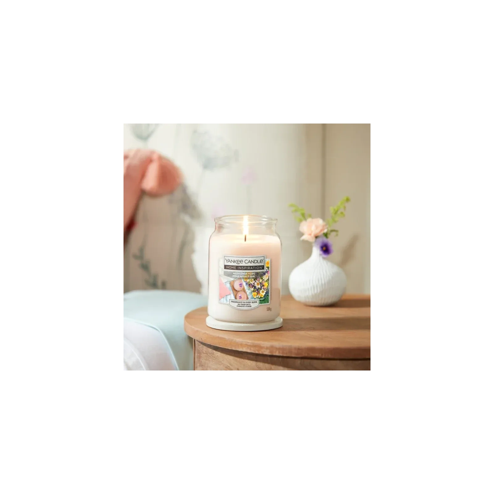 YANKEE CANDLE Home Inspiration Duża świeca w słoiku WILDFLOWER PICNIC 538g