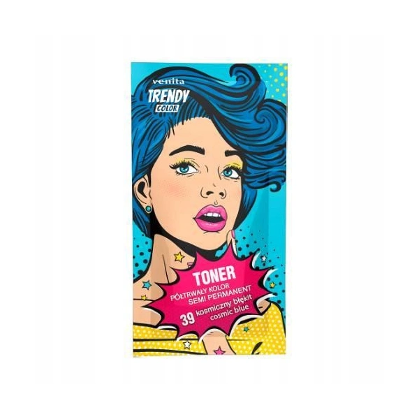 VENITA Trendy Color toner do koloryzacji włosów 39 Kosmiczny Błękit 35g