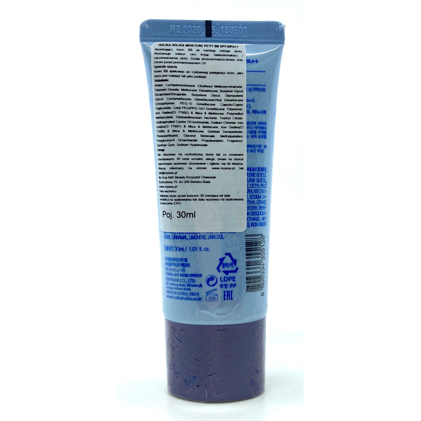 HOLIKA HOLIKA Petit BB Moisturizing krem koloryzujący SPF30 PA++ 30ml